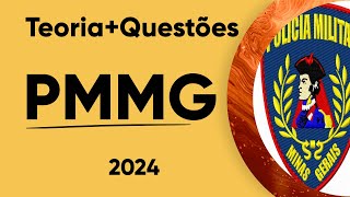 PMMG 2024 TEORIA E RESOLUÇÃO DE QUESTÕES [upl. by Leitnahs]