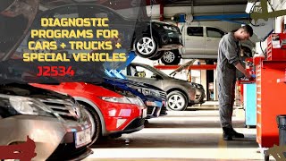 J2534 DIAGNOSTIC PROGRAMS for Cars  Trucks  Special Vehicles [upl. by Narcissus]