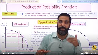 Production Possibility Frontier  Opportunity Cost  Productive Efficiency  Pareto Efficiency [upl. by Gnivre127]