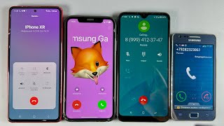 Incoming Calls Samsung Galaxy Note 10  IPhone XR  Black Fox  Samsung Galaxy GTi9105P [upl. by Lertnom]