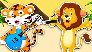 Safari and Farm Animal Sound Songs  Learn Sounds Animals Make  Kids Learning Videos [upl. by Ailegave]