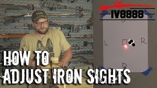 How To Adjust Iron Sights [upl. by Krutz612]