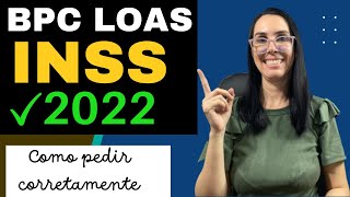 Como solicitar o bpc loas da pessoa com deficiência da forma correta [upl. by Lovash]