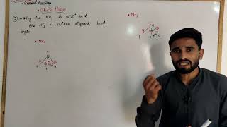 Why the NH3 and sameller as compare to the NF3 is the Bond angle Ch6Chemical bonding First year [upl. by Jodoin463]