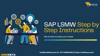 How to Create LSMW in SAP Explained in Simple Steps  LSMW for Condition Records  Ambikeya [upl. by Ardiek]