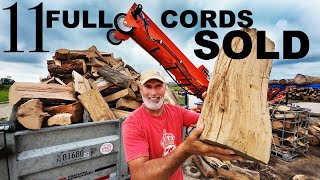 11 FULL CORDS OF BOILER FIREWOOD DELIVERED [upl. by Sanford]