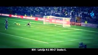 Bosnia and Herzegovina  2014 FIFA World Cup qualification  ALL 30 GOALS [upl. by Arinaj937]