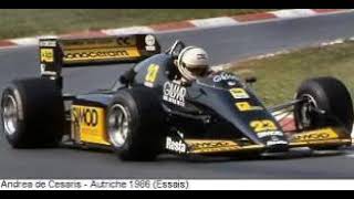 F1 1986 Team Minardi Fast And Drift Scene [upl. by Nailluj]