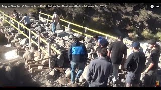 Aluvión en Baños Morales 26 Feb 2017  Miguel Sanchez C despacha a Radio Futuro [upl. by Drawde]