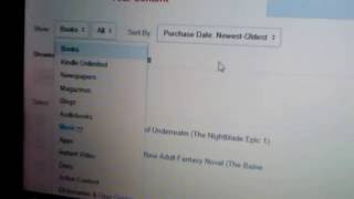 How to get books off your Amazon cloud to your Kindle device [upl. by Rehsa]