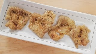 How to Make Crispy Chicken Skin in Minutes  Pais Kitchen [upl. by Naryb848]