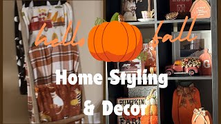 Fall Decorating Ideas  Functional  Cozy Fall Decorations  Fall Decor Home Styling [upl. by Aneala607]