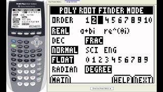 Lesson Solving polynomial equations on the TI84 [upl. by Icrad265]