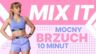 SZYBKI TRENING BRZUCHA 🔥 10 MINUT ⌛  ĆWICZENIA NA BRZUCH  MIX IT  Codziennie Fit [upl. by Winna]