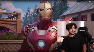 NEW FORTNITE IRON MAN SKIN REACTION [upl. by Oderfliw]