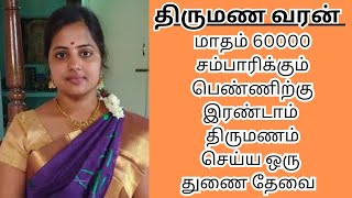 EESHA 32  60000 INCOME  second marriage  second marriage tamil  TMS425 [upl. by Silera]