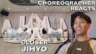 Dancer Reacts to JIHYO  CLOSER Choreography Video [upl. by Strohl879]