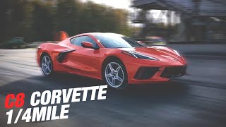 100 Stock C8 Corvette does WHAT in the 14 MILE [upl. by Thay901]