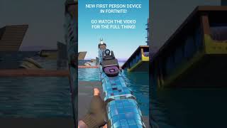 EXPERIENCE FORTNITE IN FIRST PERSON WITH THIS NEW DEVICE fortnite fortnitecreative UEFN [upl. by Russia185]