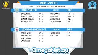 RockinghamMandurah  1s v South Perth  1s [upl. by Rodolph]