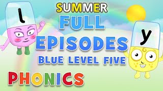 SummerLearning Alphablocks  Blue Level Five  FULL EPISODES 1012  Learn to Read  HomeSchooling [upl. by Bertero37]