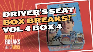 Drivers Seat Box Breaks Vol 4 Box 4  1988 Donruss [upl. by Naziaf]