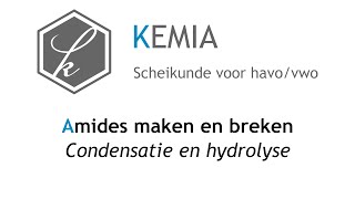 Amides maken en breken Condensatie en hydrolyse [upl. by Ljoka]