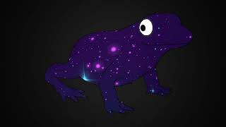 Cosmic Frog  Blender Animation [upl. by Naot]