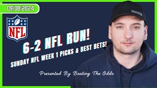 62 NFL RUN SUNDAY NFL WEEK 1 PICKS AND BEST BETS FOR SEPTEMBER 8TH 2024 [upl. by Cooperman260]