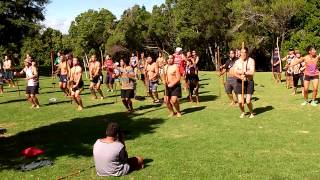 Mass Iwi Practice held at Pukehinahina Tauranga 6th April 2014 [upl. by Adnalram]