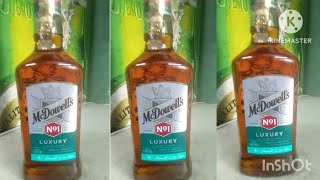 McDowells no1 luxury whisky750mlnew price 690Alcohol 428West Bangal india 2024 [upl. by Eugenius832]