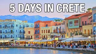 Crete Greece ULTIMATE 5 Day Travel Guide 🇬🇷 [upl. by Yetnom]