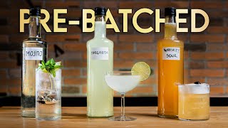 Life Hack Prebatched Whiskey Sour Margarita amp Mojito [upl. by Issac]