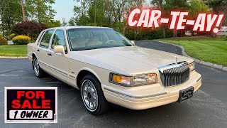 STUNNING 1995 Lincoln Town Car Cartier ONE owner 69k Miles FOR SALE Specialty Motor Cars [upl. by Tyree691]