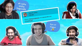 Silly questions with streamers 😂😂  unqgamer sriytgirlgamer gamingdrive chiefyt mercyyt [upl. by Enak133]