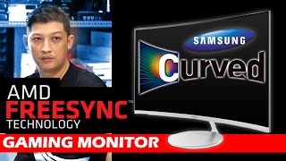 15 Gaming Monitor AMD FREESYNC SAMSUNG CURVE CF591 Mau tau lebih detail [upl. by Noirrad]