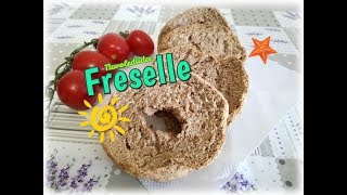 Ricetta Freselle Integrali o FriseFriselle Semplicissime da fare [upl. by Power330]