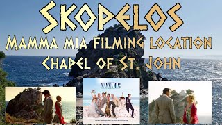 Island of Skopelos Chapel of St John loannis and Agios loannis Beach Mamma mia filming location [upl. by Adelaide682]