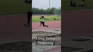 Long Jump Training  penultimate step [upl. by Anrapa594]