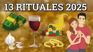 13 Rituales para Año Nuevo  Rituales para atraer el amor el dinero y la abundancia año nuevo 2025 [upl. by Eniger]