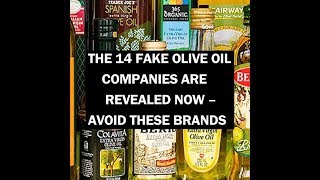 The 14 Fake Olive Oil Companies Are Revealed Now Avoid Them [upl. by Eelame605]