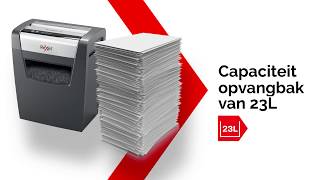 Rexel Momentum X410 Papiervernietiger  Product video NL [upl. by Tremml]