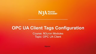 OPC UA Client Tags Configuration [upl. by Yaral]