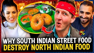 Why South Indian Street Food DESTROYS North Indian Food REACTION [upl. by Analram]