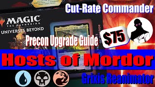 Hosts of Mordor  Precon Upgrade Guide  CutRate Commander  Commander  MTG  EDH [upl. by Ynafit391]