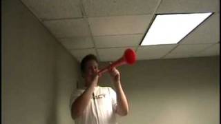 world record for longest vuvuzela blow [upl. by Mezoff]