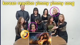 Korean Reaction to Yimmy Yimmy Tayc  Shreya Ghoshal  Jacqueline Fernandez  Rajat N  MT Reaction [upl. by Rider]