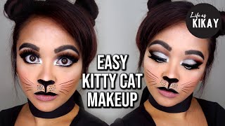 Easy Cat Makeup Tutorial for Halloween [upl. by Ashwin]