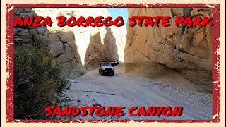 SANDSTONE CANYON ANZA BORREGO STATE PARK [upl. by Solracesoj73]