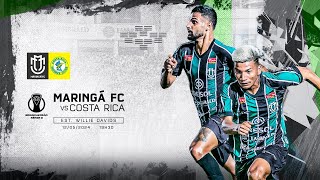 MARINGÁ FC 2 X 0 COSTA RICA  BRASILEIRÃO SÉRIE D 2024  3ª RODADA [upl. by Sheelah]